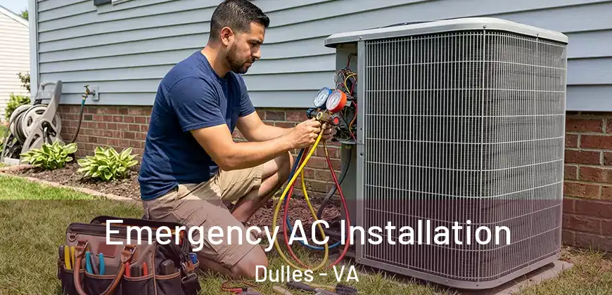  Emergency AC Installation Dulles - VA