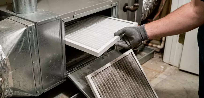 Window and Split Unit Filter Cleaning in Dulles