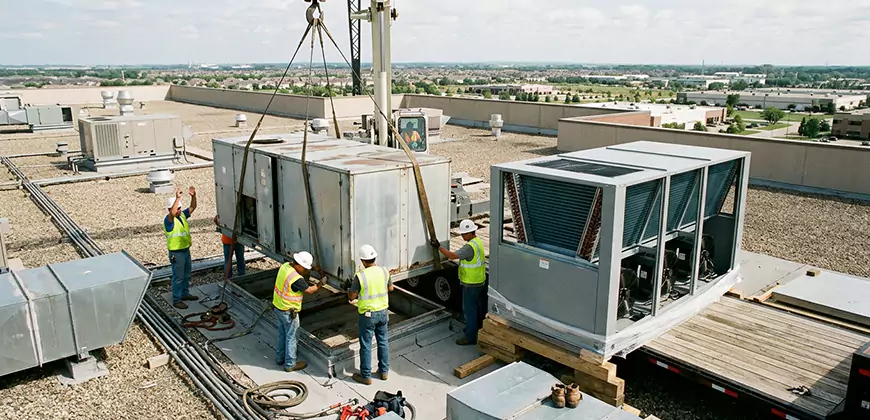 Warehouse and Industrial HVAC Replacement in Dulles