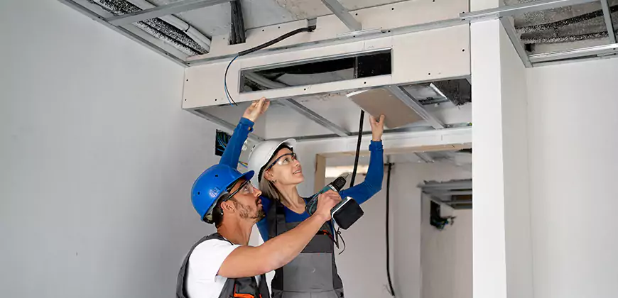 Duct Insulation and Condensation Repair in Dulles