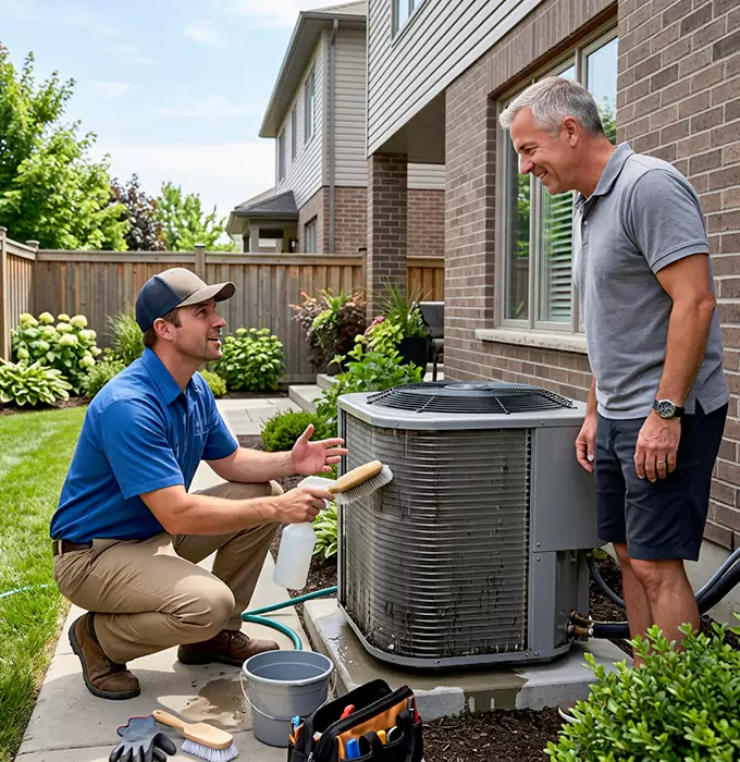 Why Dulles, VA Homeowners Choose Dulles HVAC Pro for Outdoor AC Unit Cleaning?