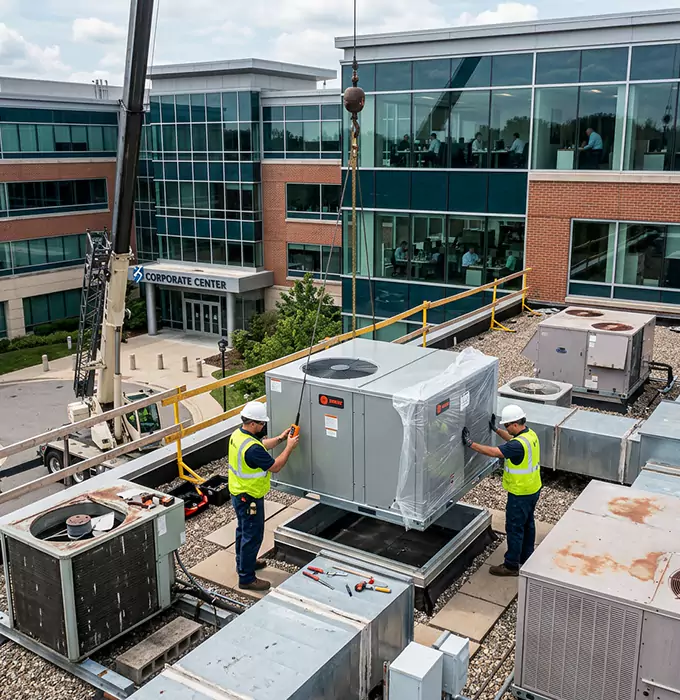 Why Dulles Businesses Choose Dulles HVAC Pro for Commercial AC Replacement?